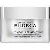 Filorga Anti Aging Time Filler Night 5XP Anti-Wrinkle Night Cream, Anti-Aging Face Moisturizer, 1.69 fl oz