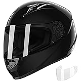 GLX GX11 Full Face Helmet Black Small