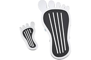 UNITED PACIFIC Speedway Motors Barefoot Gas Pedal/Dimmer Cover Kit - Universal Fit - Chrome Finish - Easy Slip-On Installation - Enhance the Look of Your Vehicle's Pedals