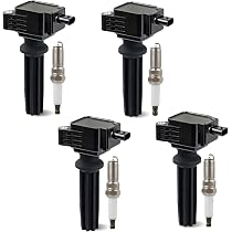 4 Ignition Coils & Spark Plugs Kit For Ford Focus & Lincoln Edge 2012-2018 - UF670 Direct Fit Replacement