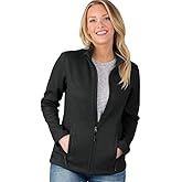 Charles River Apparel womens Heritage Rib Knit Full Zip Jacket