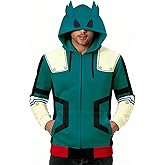 Werycos Adult Ears Jacket Hoodie Zipper Sweatshirt Battle Suit Outfit Halloween Cosplay Costume Unisex