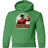 KING THREADS Ronaldo GOAT Portugal Football World Soccer 2022 Fans Youth Hooded Sweatshirt