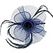 Acecharming Fascinators Hat Flower Sinamay Feather Headband Cocktail Tea Party Headwear Hat Girls and Women