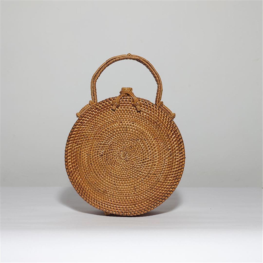 Summer Beach Bags Women Fashion Rattan Bag For Holiday Girls Travel Handbags Bohemian Style Tote Bali Island