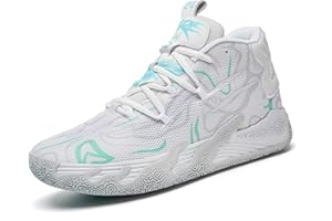 ZHENGHAISHANGMAO Womens Lightweight Lace Up High Top Fashion Basketball Shoes Soft Non-Slip Running Tennis Volleyball Sneakers Classic Sports Shoes