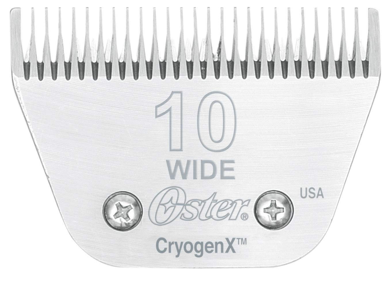 oster pet clipper blade sizes
