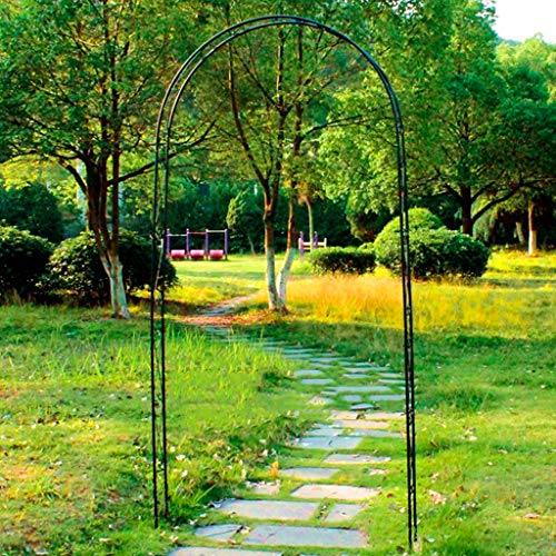 AAQQ Rosenbogen, 115 cm X 12 cm X 240 cm, Kletterpflanzen Laube Pergola Torbogen Patio, Lauben für den Garten…