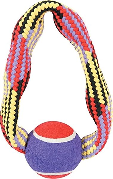 CHADOG ZOLUX ROPE TENNIS RING DOG TOY, 23 CM