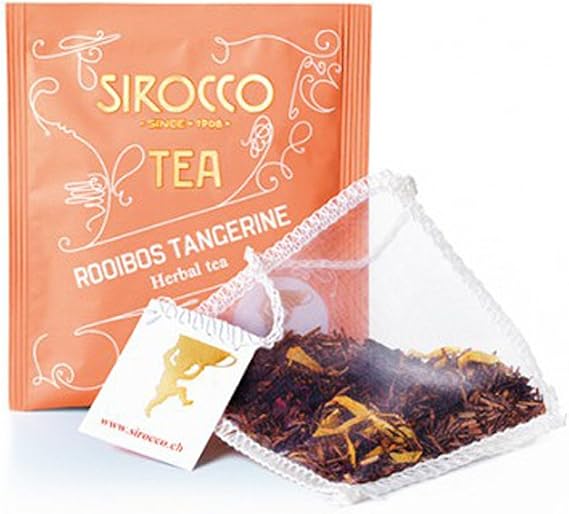 Amazon SWISS SIROCCO ROOIBOS TEA with tangerine 20 tea bags box