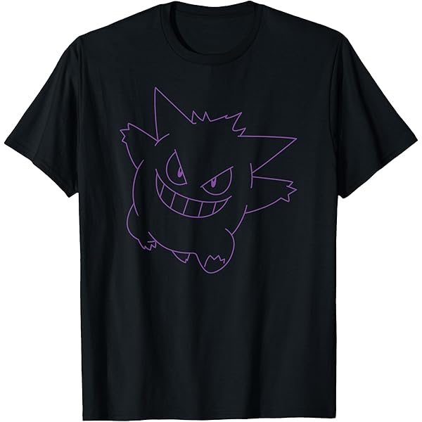 Amazon.com: HYBRID APPAREL - Pokémon - Gengar Neon - Youth