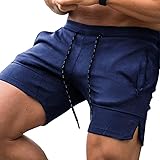 COOFANDY Men's Gym Workout Shorts Weightlifting Squatting Short Fitted Training Bodybuilding Jogger with Pocket