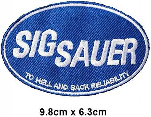 Sig Sauer to Hell and Back black Motorsport Ralley Car Motorbike Logo Vest Jacket cap Hoodie Backpack Patch Iron On/sew on patch