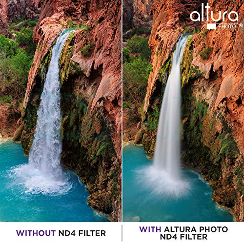 Altura Photo 58MM Lens Filter Kit - Includes 58MM ND Filter, 58MM Polarizer Filter, 58MM UV Filter - UV, CPL Polarizing Filter, Neutral Density for Camera Lens with 58MM Filters + Lens Filter Case