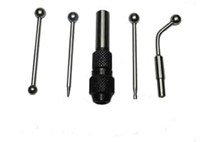 Wiggler & Center finder Set Work Edge Centre Finding Run Out Concentrical Align 5 Pcs Set