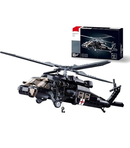 Amazon.com: General Jim's Building Blocks Army Toys - Black Hawk