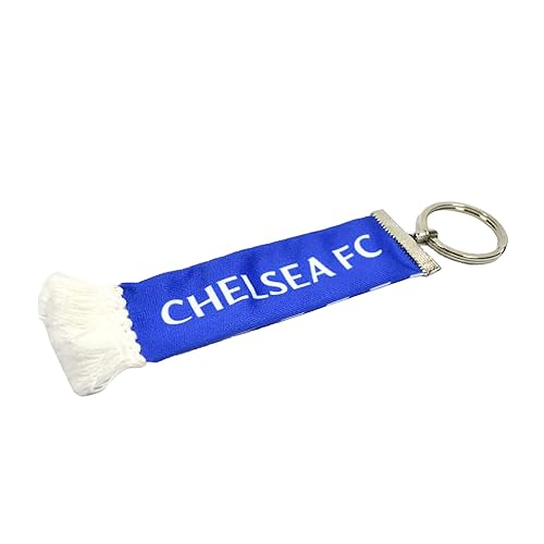 Chelsea Football Club Bar Scarf Keyring Gift in Oman Whizz Key - Main Image