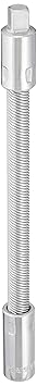 STANLEY STMT86001-8B-12 Chrome Vanadium Steel Flexible Extension Bar, 1/4 inch, 150 mm, Silver