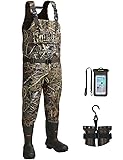 TIDEWE Hunting Wader, 5mm Neoprene Fleece-Lined