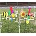 Delight eShop Cute 3D Bee Large AnimalWindmill Wind Spinner Whirligig Yard Garden Decor (Bee)