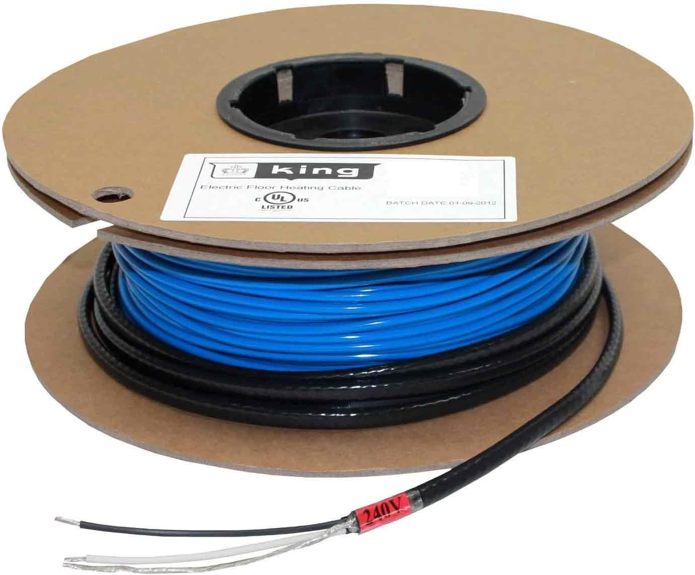 King FC24240 240V 240W 80-Feet Floor Heating Cable