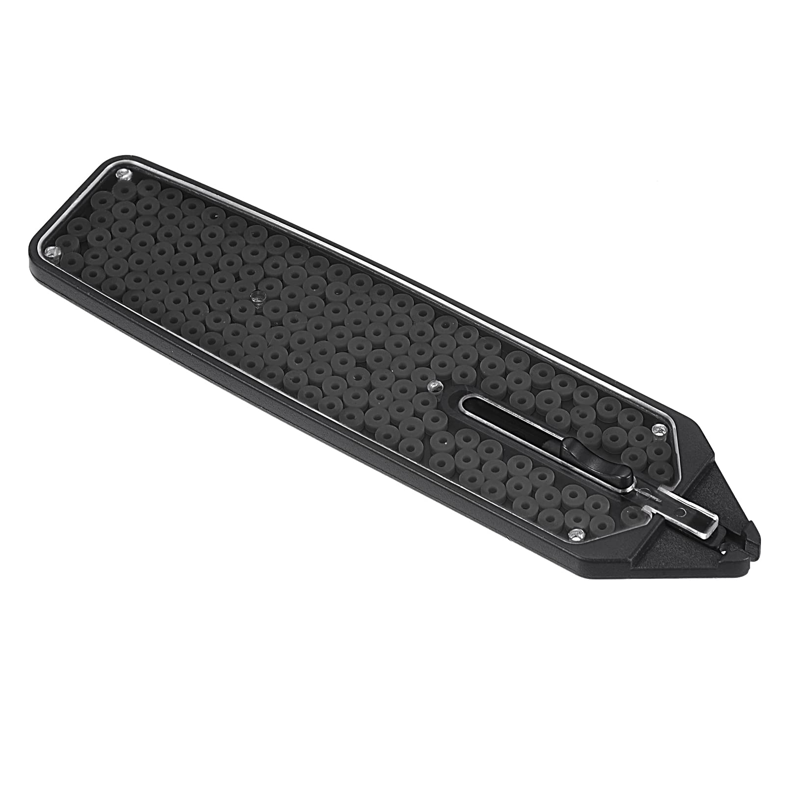 PATIKIL Tennis Cross String Saver with Applicator, Tennis String Shock Absorber for Protecting Racket, Black