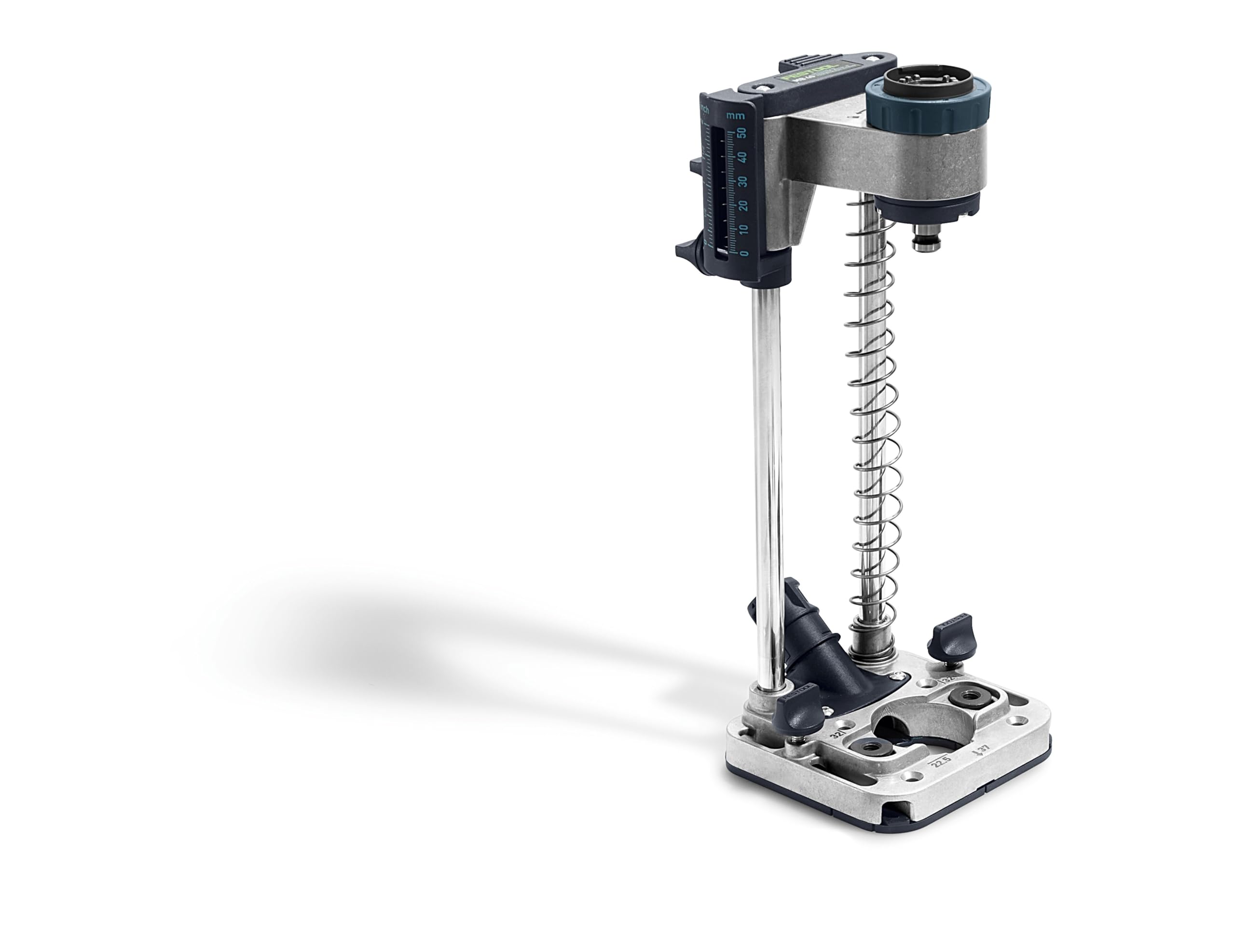 Festool Mobiler Bohrvorsatz MB 40 – Bohrständer mit 32er-Lochreihenfunktion, Tiefenanschlag 50 mm & Staubabsaugung