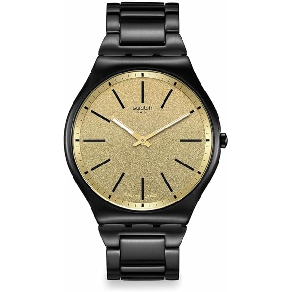 Amazon.com: Swatch Skin Irony 42 Unisex Watch Casual Plastic Grey