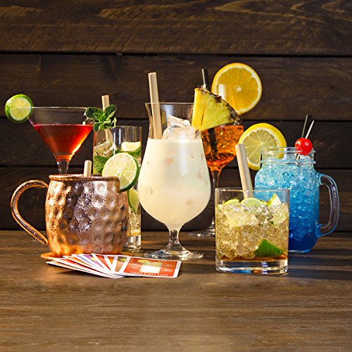 Chroma Products Cocktail Rezepte auf Karten: 30 Cocktailrezepte und Erklärungen in Faltschachtel, Rezepte auf deutsch, Kartenspiel oder Quartett als Geschenk – Bild 3