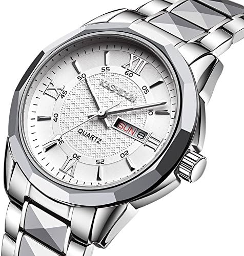 Mens tungsten steel watches/Luminescent quartz watches fashion/Business casual watches-B