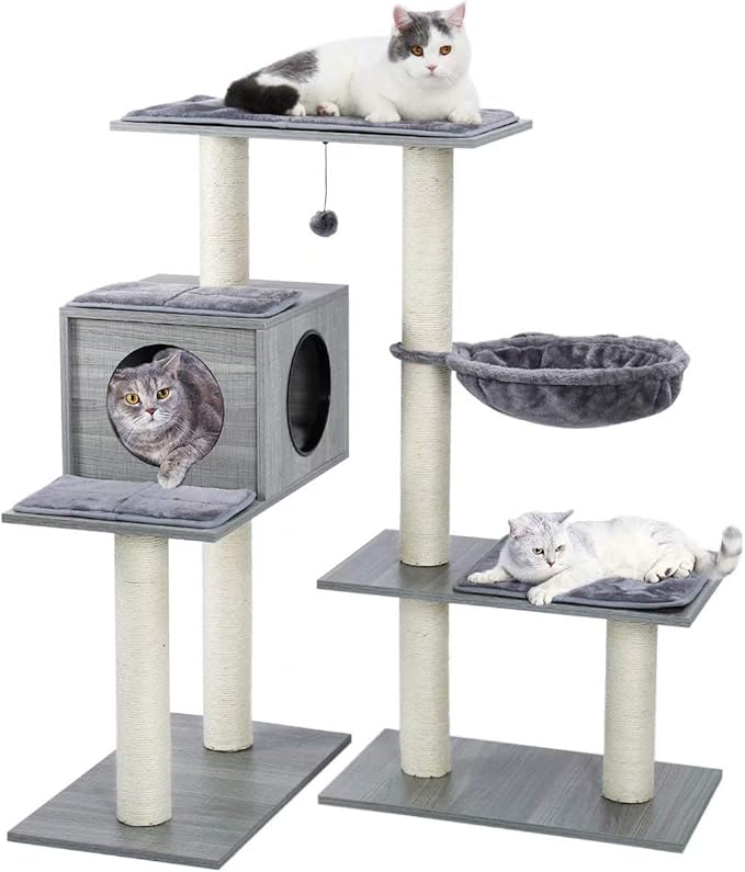 hennessy 43 modular modern cat tree