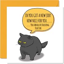 Amazon.com : Funny Leaving Card for Coworkers Women Men - Sassy ...