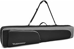 TurnWay Premium Padded Snowboard/Ski Bag for Air Travel, 900D Polyester Waterproof Boot Bag for Up to 160cm Gear | Carrying, 