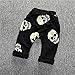CM-Kid Little Boys Cartoon Skull Printed Long Trousers Casual Harem Pant