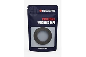 The Racket Pro Weighted Tungsten Tape for Pickleball Paddles | Non-Toxic & Customizable Alternative to Lead Tape | Canadian C