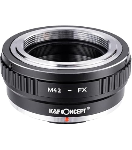 Amazon.com : Fotasy Adjustable M42 Lens to Fuji X Adapter, 42mm
