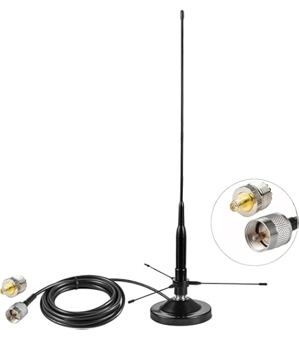Amazon.com: UHF VHF Dual Band 136-174MHz 400-470MHz Magnetic Base