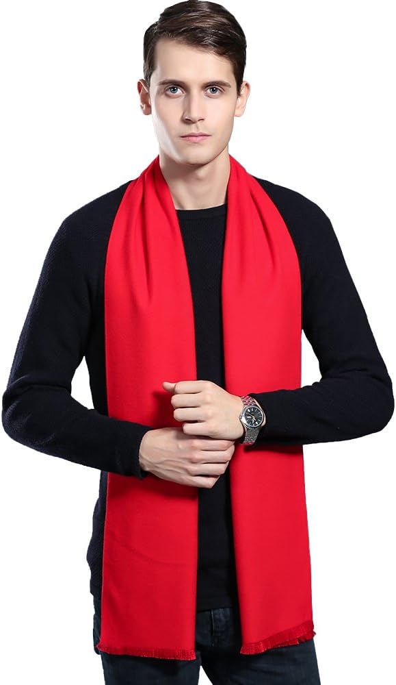 OHAYOMIMens Scarf Winter Fashion Formal Soft Scarves for Men