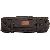 OUTBACK TRADING Unisex 2004 Waterproof Breathable Brown Oilskin Cotton Equestrian Cantle Saddle Bag for Horse Riding