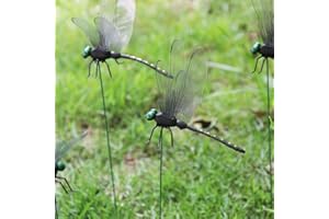 5PCS Artificial Dragonfly Inserts Creative Home Accessories Gardening Decoration Crafts