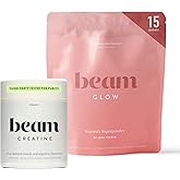 Beam Glow & Creatine Bundle, Hormone Balance, Energy & Muscle Support for Women, Hair, Skin, Nails, Hydration, Vegan, No Sugar, Third Party Tested