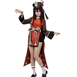 LTAKK Hu Tao Cosplay Costume Hu Tao Outfit Uniform