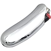 Lucklybestseller Heavy Curved Lighter Case Cover Holder Sleeve Pouches Metal Ergonomic Design for BIC Full Size Lighter J6