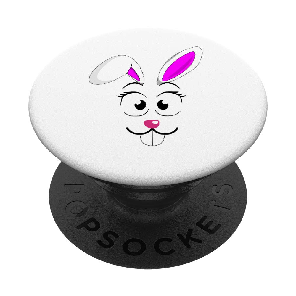 Cute Toddler Easter Outfit Costume Girls Easter Bunny Face PopSockets Grip and Stand for Phones and Tablets
