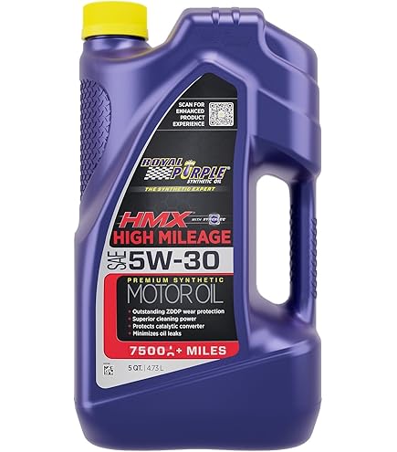 メンテナンス  Purple HMX High Mileage 5W-30 Amazon.com: Royal Purple HMX High Mileage 5W30 Aceite de motor 5