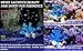 Coral Aquarium Decorations Blue Artificial Plant Ornament 6 x 5.5 x 4