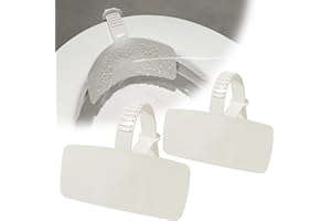 DOYTN Toilet Pee Splash Guard – Urine Deflector Blocks Leaks Center Strap with Built-in O-Ring | Comfortable Pee Shield for Toddlers, Potty Training & Elderly | Fits Most Toilet Seats (2, 11.4x6.3inch)