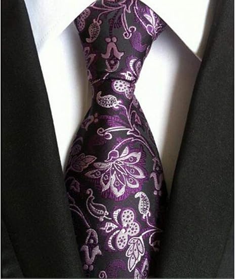 Amazon Co Jp 8 Cmメンズネクタイファッションネクタイジャカードシルクネクタイビジネスグリーンパープルネイビーグレーゴールドブルー ホーム キッチン