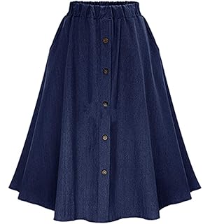 denim skirt flowy