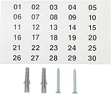 Burg-Wächter KC20C 20 Hook Combination Key Cabinet - Matt Black Steel, view 5